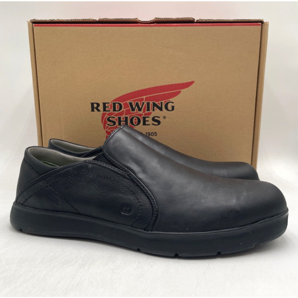 Red Wing Shoes 6722 Men's NEW Safety-Toe Work Shoe Black US Size 14D - Picture 1 of 11